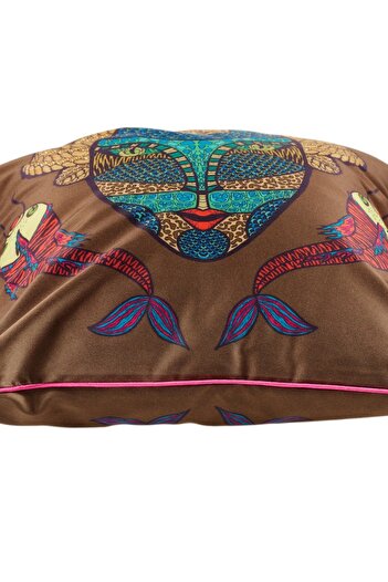 Complicat Rau Decorative pillow, Mask, polyester, printed by direct sublimation, 43x43