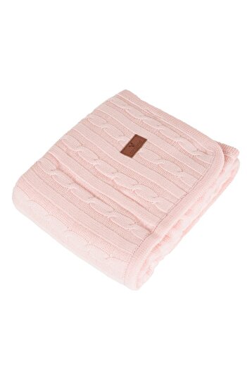 Cangaroo Baby Blanket Sherpy Pink 100x75 cm – Soft Cotton and Warm Sherpa Interior, 0+ months, Ide