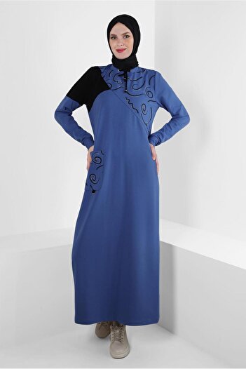 Alvina Rochie de trening cu modele cu detalii în piatră - 43724