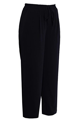 Alvina Plus Size Elastic Waist Trousers - 70732
