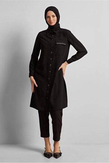 Alvina Shirt Collar Tunic 45611