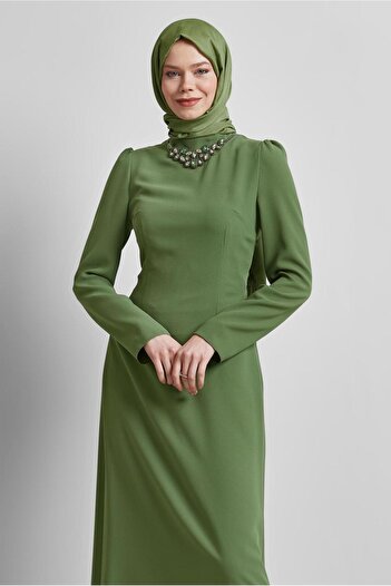 Alvina Stone Detailed Dress 45355