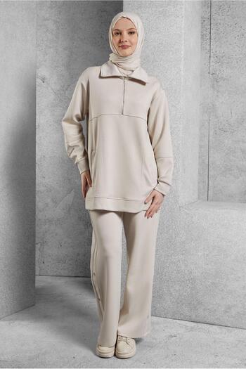 Alvina Zipped Collar Tracksuit Tunic 45264