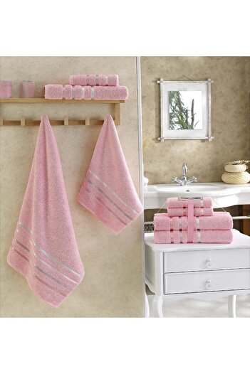 Karna Home Набір рушників для ванної кімнати 4 штуки - 70X140см x2 / 50x90см x2