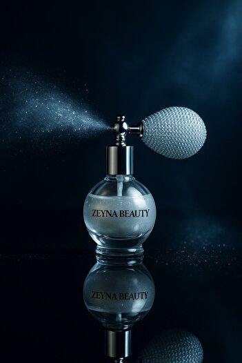 ZEYNABEAUTY Beyaz&silver Glitter Toz Sprey, Yüz Ve Vücut Simi Işıltılı