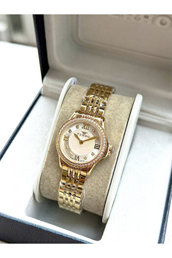 FERRO Yellow Steel Cord Women Wristwatch Fl43030A-B 3Atm Water Resistant 2 Years Warranty Giftpacked