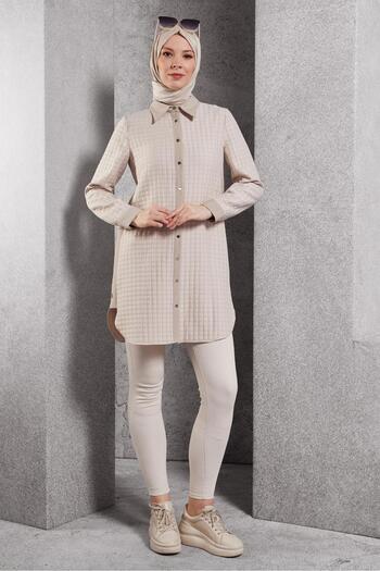 Alvina Quilted Patterned Tunic 45193