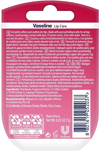 Vaseline Rosy Lip Therapy 0.25oz