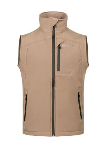 2AS SAMANA Softshell унисекс жилетка светлокафява