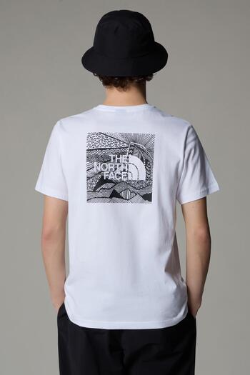THE NORTH FACE Ανδρικό μπλουζάκι M S/S Redbox Celebratıon Λευκό