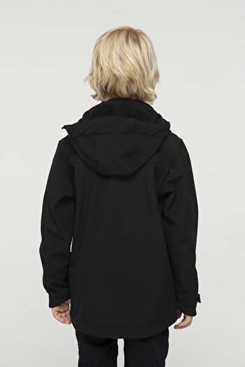 2AS SAYRA Softshell Çocuk Ceket Siyah
