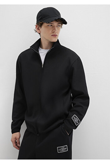 Mavi Black Polo Sweatshirt 0S10514-900