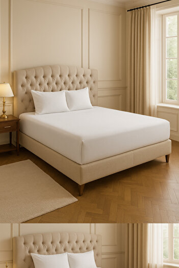 Madame Home 160*200 Double Size Fitted Sheet Set Corner Depth 33cm