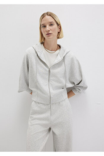Mavi Zippered Gray Sweatshirt 1S10440-87033