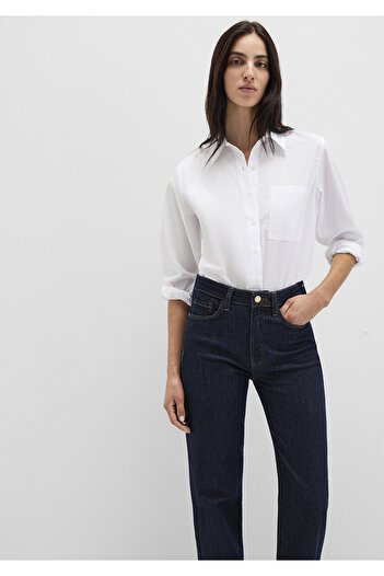 Mavi Cămașă albă Loose Fit / Loose Comfortable Fit 1211364-620