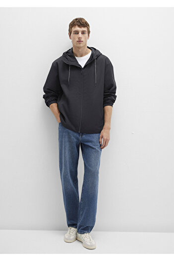Mavi Hooded Black Coat 0110641-71379