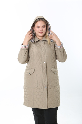 TUTveAL Collection ΣΤΡΟΥΓΚΑΛΙΣΤΙΚΟ, ΒΑΜΒΑΚΙ ΚΑΡΟ, ΜΕΓΑΛΟ ΜΕΓΕΘΟΣ ΚΑΠΙΤΟΝΕ ΠΑΛΤΟ, ΣΕΙΡΑ PREMIUM