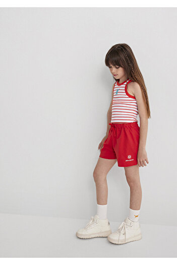 Mavi Jeans Printed Red Shorts 7410007-84531