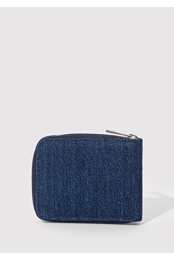 Mavi Zippered Denim Wallet 1913340-83594