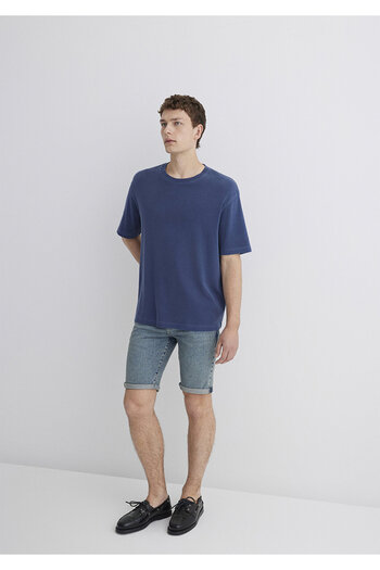 Mavi Tim Street Shaded Indigo Blue Jean Shorts 0428489645