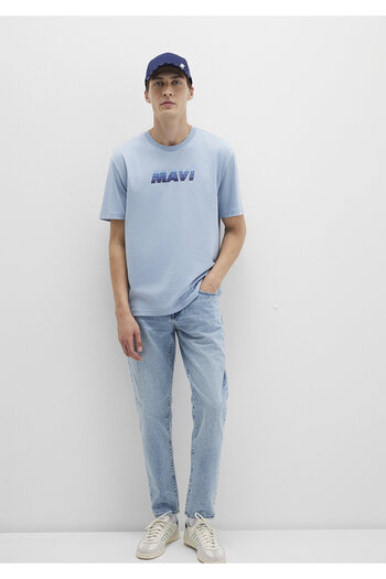 Mavi Τυπωμένο T-Shirt Loose Fit / Χαλαρή Άνετη Γραμμή 0612904-80796