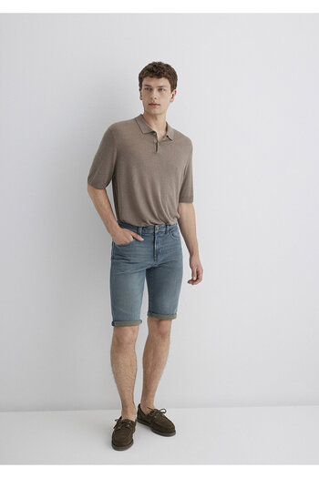 Mavi Nicholas Blue Premium Vintage Misty Indigo Jean Shorts 0416089816