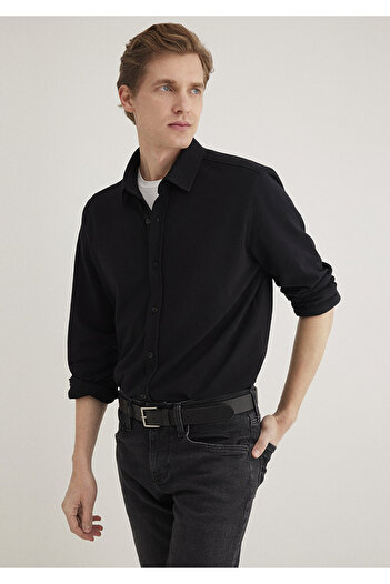 Mavi Μαύρο πουκάμισο Slim Fit 0211583 -900
