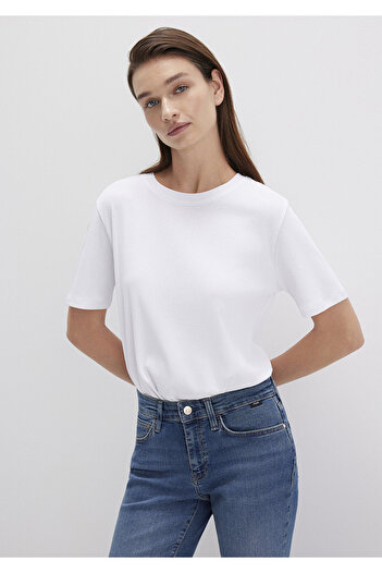 Mavi White Basic T-Shirt Semi Slim Fit / Semi Slim Fit 1612916-620
