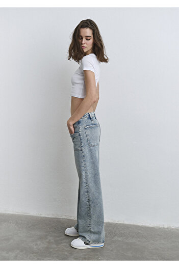 Mavi Margot 90s Pantaloni vintage albastru deschis 1010936-89258