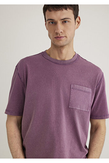 Mavi Purple T-Shirt Loose Fit / Loose Relaxed Cut 0612596 -89596