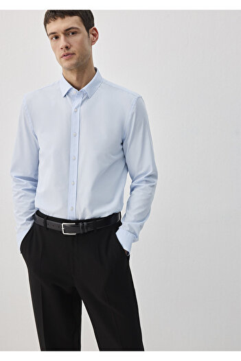 Mavi Μπλε πουκάμισο Easy-Iron Slim Fit 0211571 -90160