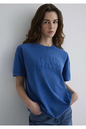 Mavi Μπλουζάκι με στάμπα Loose Fit / Loose Relaxed Fit 1613224 -88121
