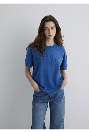 Mavi Μπλουζάκι με στάμπα Loose Fit / Loose Relaxed Fit 1613224 -88121