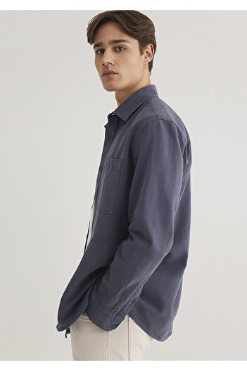 Mavi Linen Blended Tencel Shirt Regular Fit 0211377 -82183