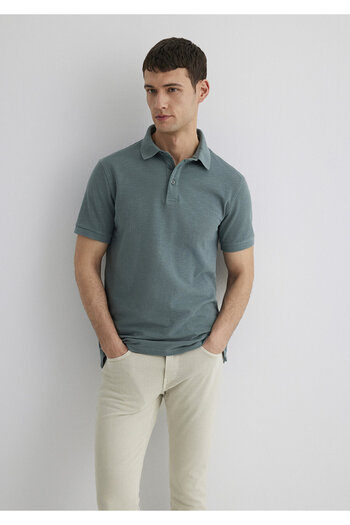 Mavi Πράσινο μπλουζάκι πόλο Slim Fit / Slim Fit 0612232 -71577