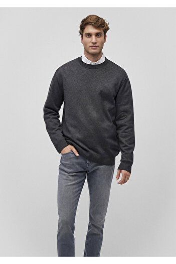 Mavi Crew Neck Gray Sweater Regular Fit / Regular Fit 0710257 -80024