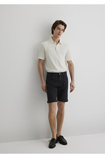 Mavi Brian Street Dark Gray Jean Shorts 0418484559