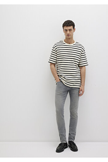 Mavi Kvnç Schwarze hellgraue Jeanshose 001070-83703
