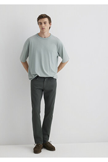 Mavi Green Comfort Gabardine Jake Moss Trousers - 0042285644
