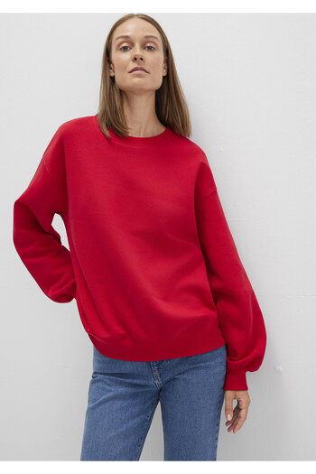 Mavi Crew Neck Red Basic Sweatshirt 1610198-80791