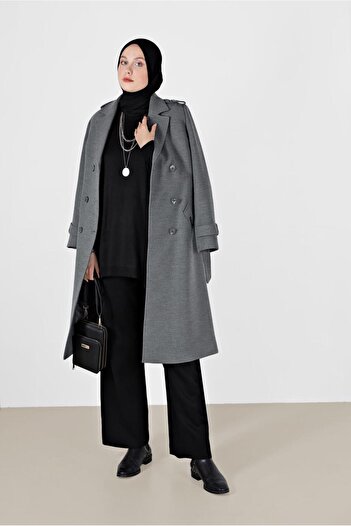 Alvina Double Pants Tricot Suit with Sleeves and Laces 42032