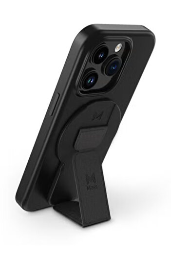 Mass Planet MagSafe Grip + Magnet with Black Stand from Mas Black