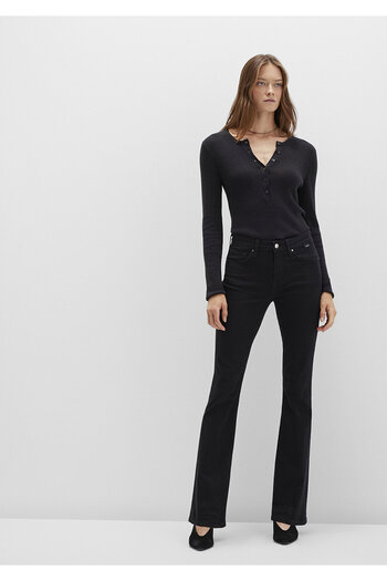 Mavi Kalhoty Molly Casual Black Jean Kalhoty 1013624623