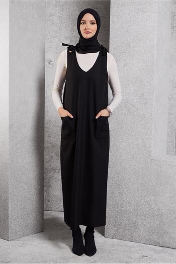 Alvina V-Neck Gilet Dress 45077