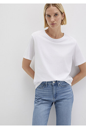 Mavi Λευκό μπλουζάκι Basic Regular Fit / Normal Cut 1600955-620