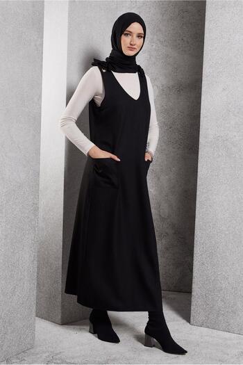 Alvina V-Neck Gilet Dress 45077