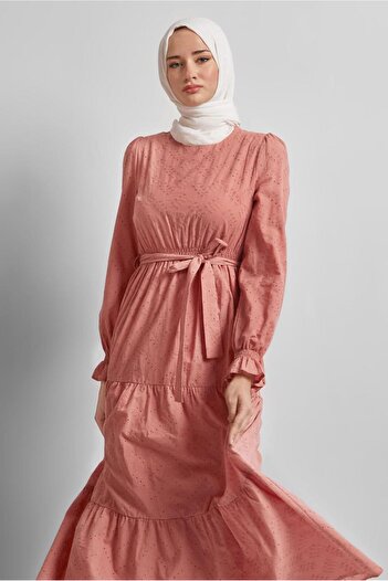 Alvina Cotton Belt Dress 45707