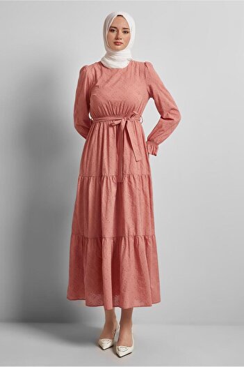 Alvina Cotton Belt Dress 45707