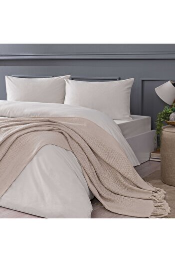 Linens Bliss Throw / Tv Blanket Stone