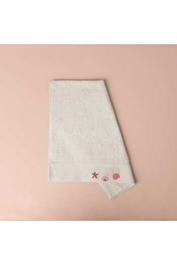 Linens Cowry Bamboo Face Towel 50X85 cm Salmon